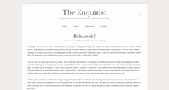 Desktop Screenshot of enquirist.com